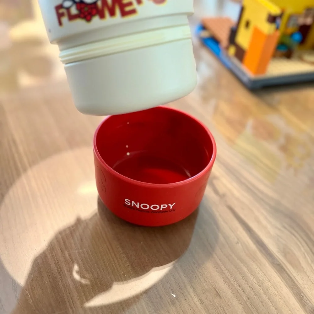 Brand New Snoopy Kids Insulated 316 Stainless Steel Water Bottle 520ml/ 17.5 oz - Picture 7 of 8